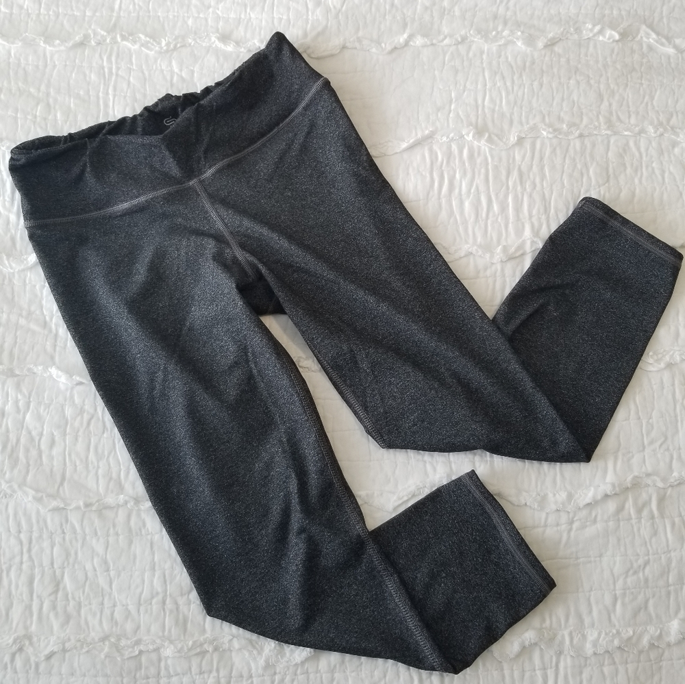 Sudara Dark Gray Compression Leggings M EUC